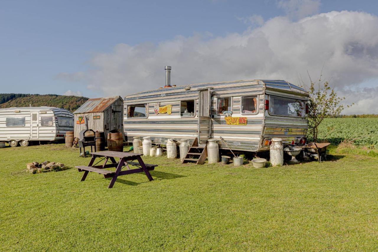 2 X Double Bed Glamping Wagon At Dalby Forest Scarborough Exteriör bild