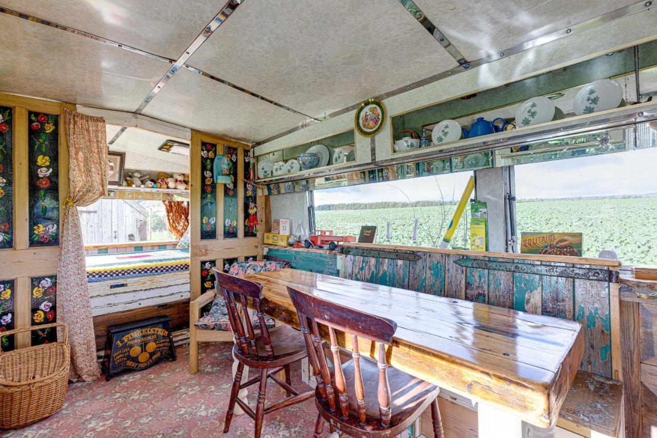 2 X Double Bed Glamping Wagon At Dalby Forest Scarborough Exteriör bild